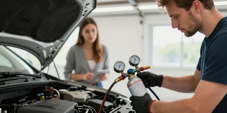comment recharger clim voiture