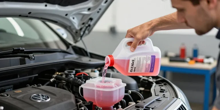 liquide de refroidissement rose pour quelle voiture