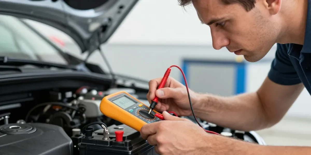 comment tester une batterie avec un multimètre